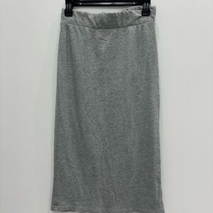 James Perse Heather Gray Pencil Skirt Size 1 NWOT